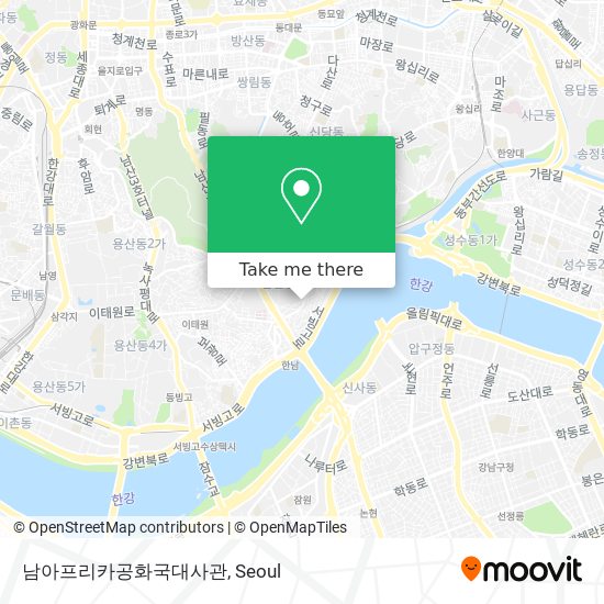 남아프리카공화국대사관 map