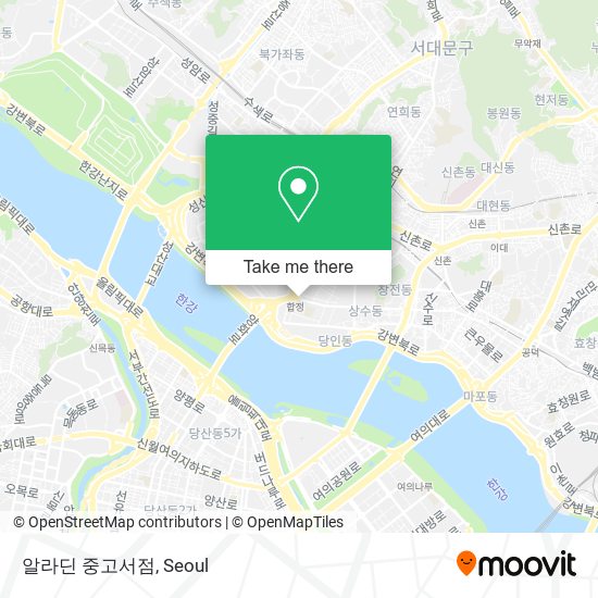 알라딘 중고서점 map