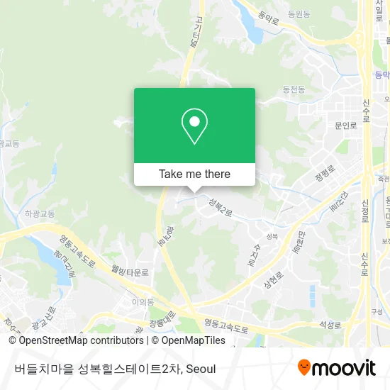 버들치마을 성복힐스테이트2차 map
