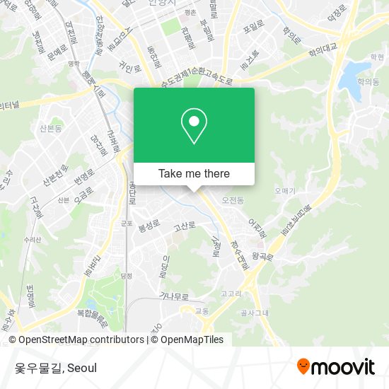 옻우물길 map