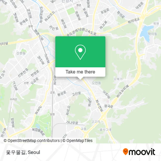 옻우물길 map