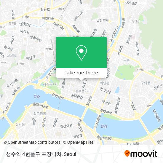 성수역 4번출구 포장마차 map