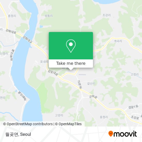 월곶면 map