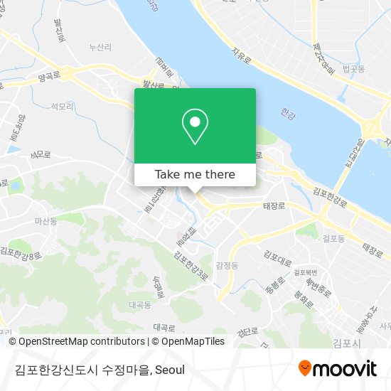 김포한강신도시 수정마을 map