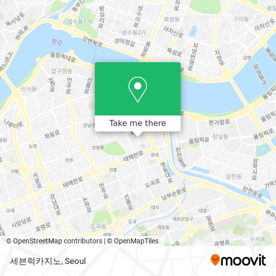 세븐럭카지노 map