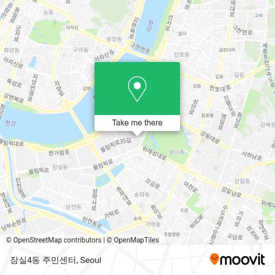 잠실4동 주민센터 map