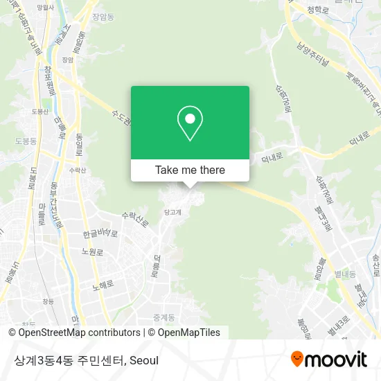 상계3동4동 주민센터 map