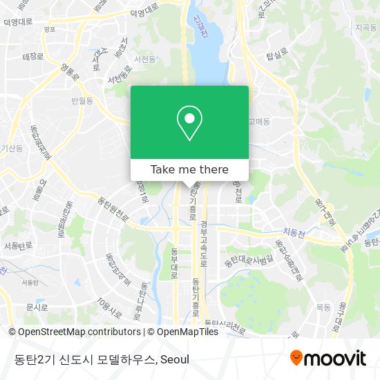 동탄2기 신도시 모델하우스 map