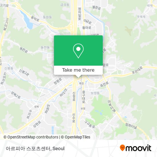 아르피아 스포츠센터 map