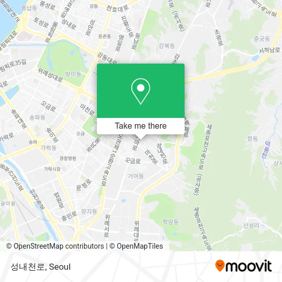 성내천로 map