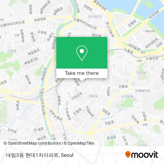 대림3동 현대1차아파트 map