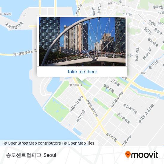 송도센트럴파크 map