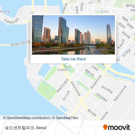 송도센트럴파크 map