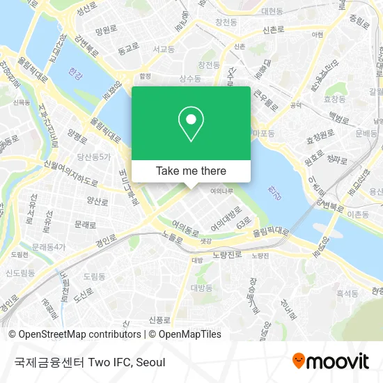 국제금융센터 Two IFC map