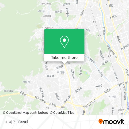 미아역 map