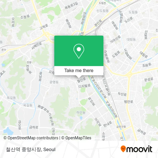 철산역 중앙시장 map
