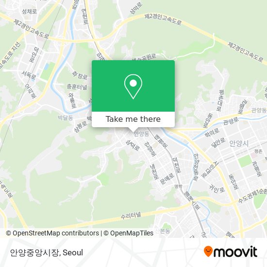 안양중앙시장 map