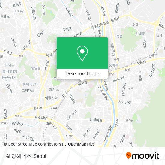 웨딩헤너스 map