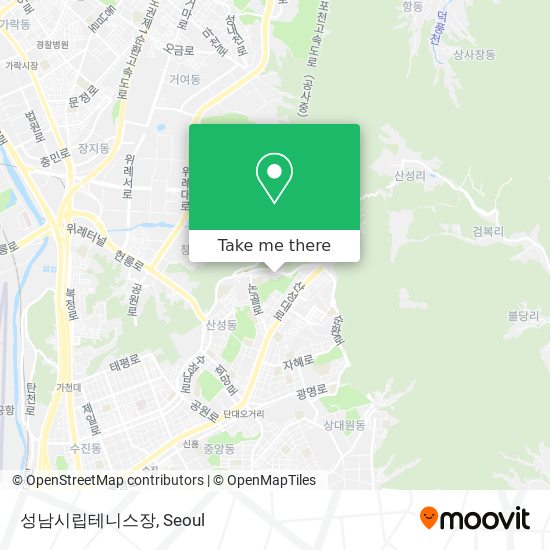 성남시립테니스장 map