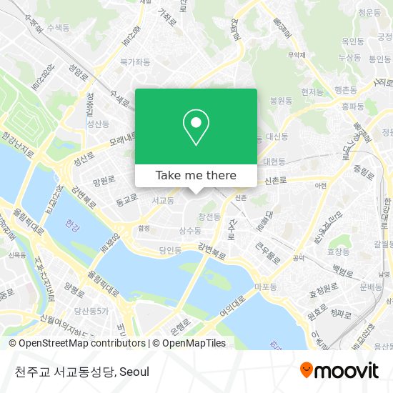 천주교 서교동성당 map