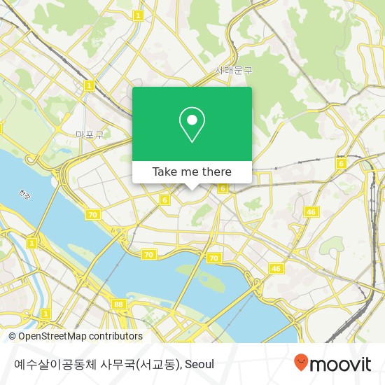 예수살이공동체 사무국(서교동) map