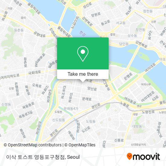 이삭 토스트 영등포구청점 map