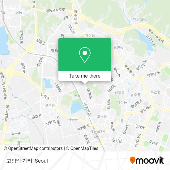 고양삼거리 map