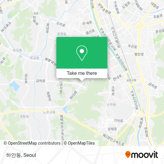 하안동 map