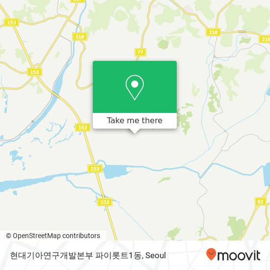 현대기아연구개발본부 파이롯트1동 map