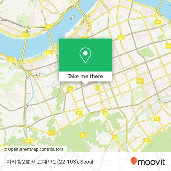 지하철2호선 교대역2 (22-103) map