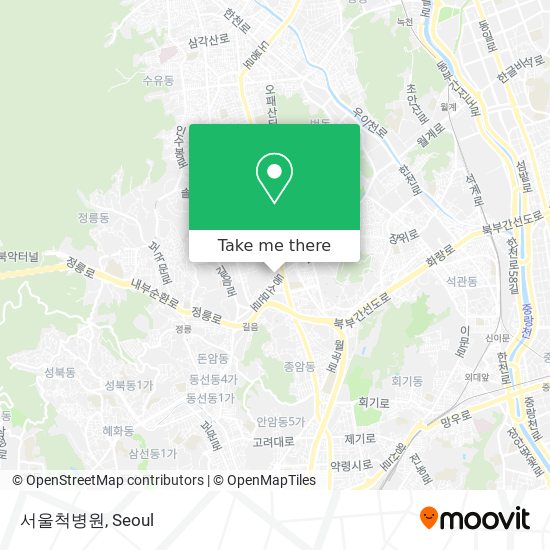 서울척병원 map
