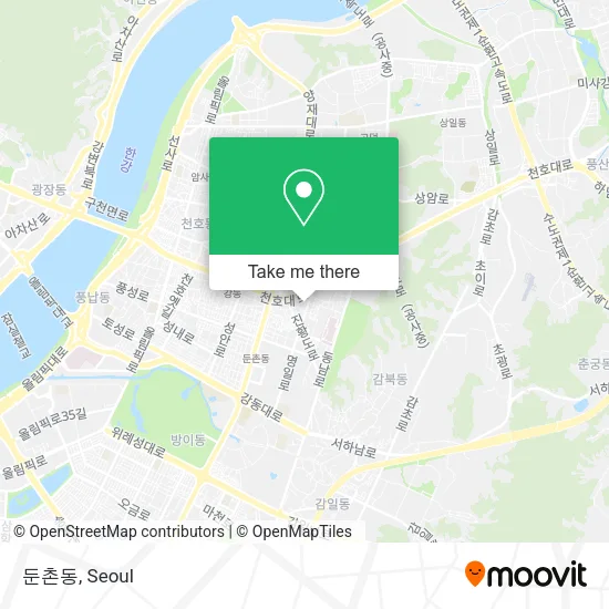 둔촌동 map