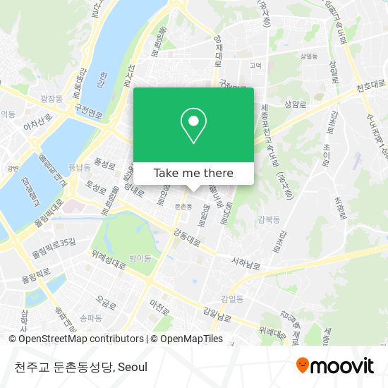 천주교 둔촌동성당 map