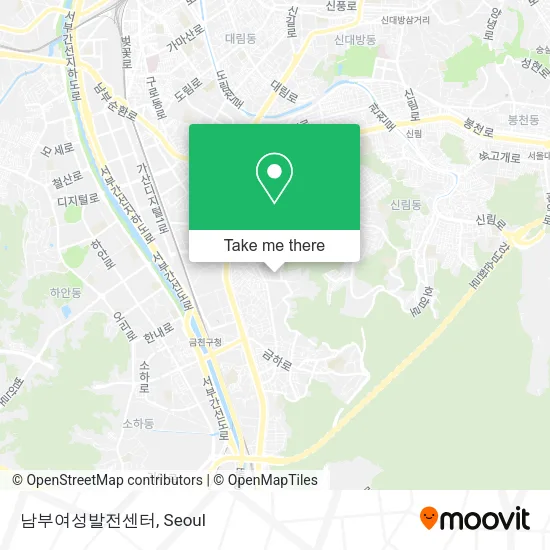 남부여성발전센터 map