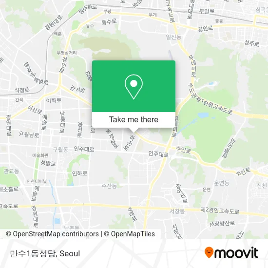 만수1동성당 map