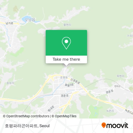 호평파라곤아파트 map