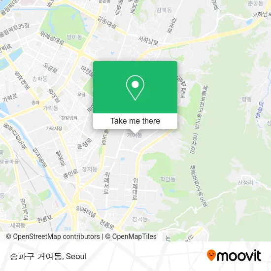 송파구 거여동 map
