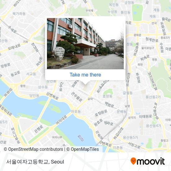 서울여자고등학교 map