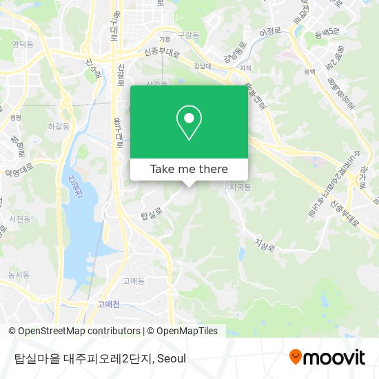 탑실마을 대주피오레2단지 map