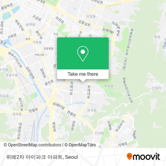 위례2차 아이파크 아파트 map