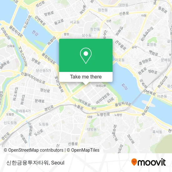 신한금융투자타워 map