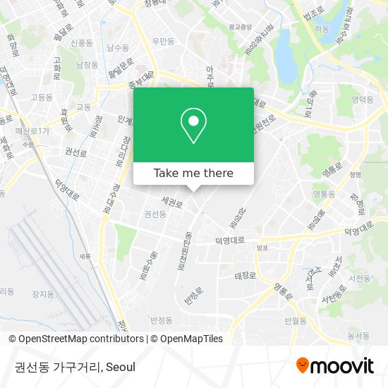 권선동 가구거리 map