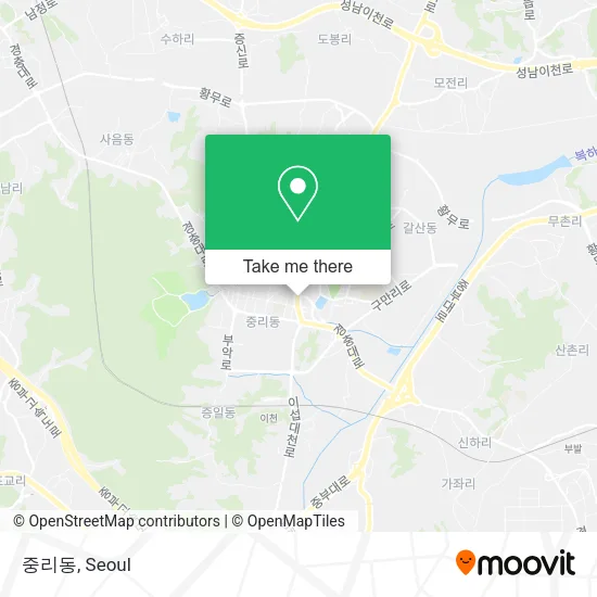 중리동 map