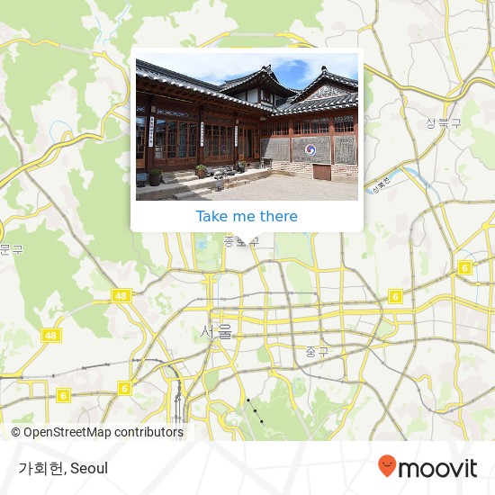 가회헌 map