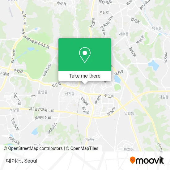 대야동 map