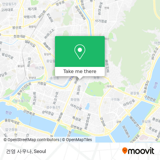 건영 사우나 map