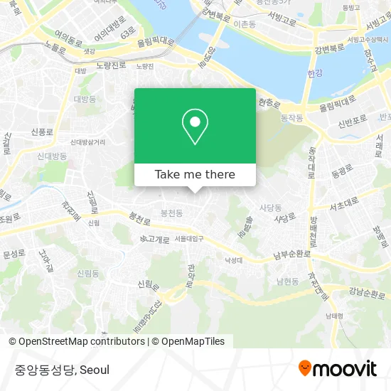 중앙동성당 map