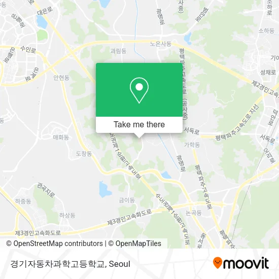 경기자동차과학고등학교 map