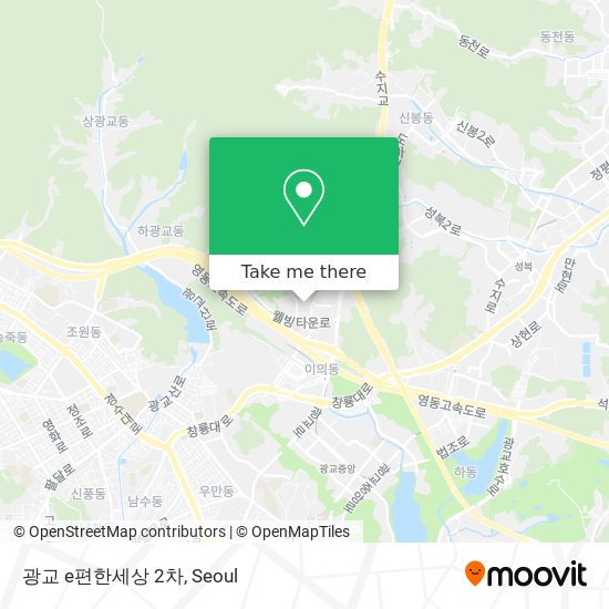 광교 e편한세상 2차 map