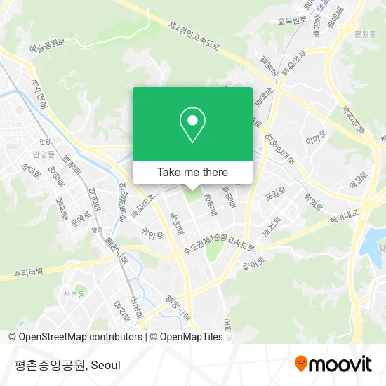 평촌중앙공원 map